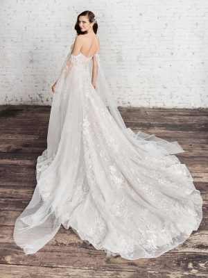 Kenneth Winston Style 1969 A Line Wedding Dress 03