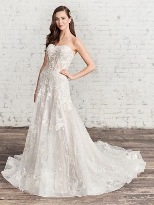 Kenneth Winston Style 1969 A Line Wedding Dress 04