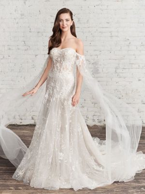 Kenneth Winston Style 1969 A Line Wedding Dress 05