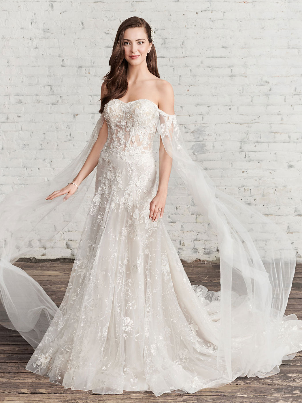 Kenneth Winston Style 1969 A Line Wedding Dress 05