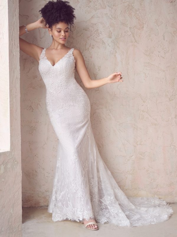 Maggie Sottero Doreen Sheath Wedding Dress 22MK931A01 Main MV 1