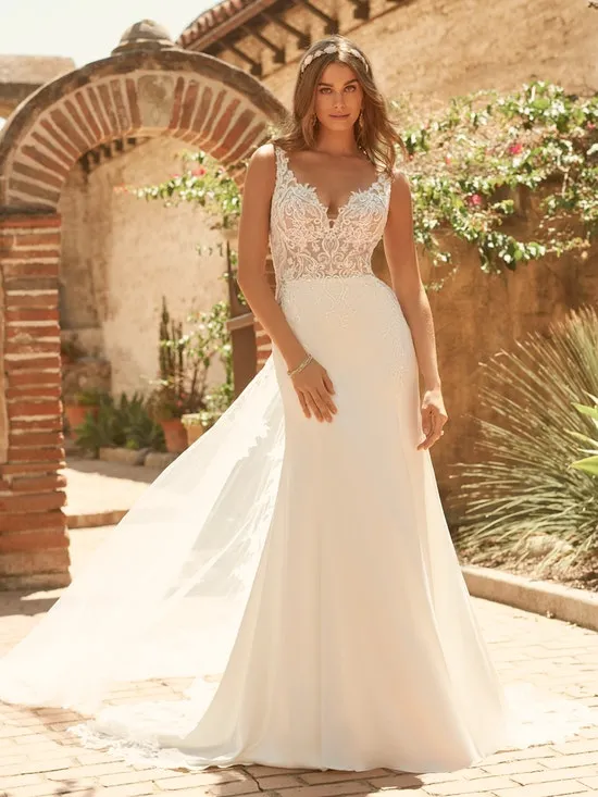 Maggie Sottero Mayuri Fit and Flare Bridal fashion trends 2025 1