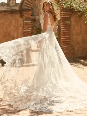Maggie Sottero Mayuri Fit and Flare Luxury bridal boutique online