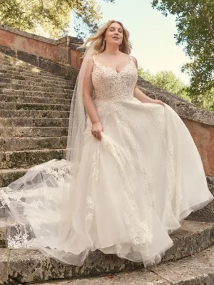 Maggie Sottero Tiffany A line Couture wedding dresses USA