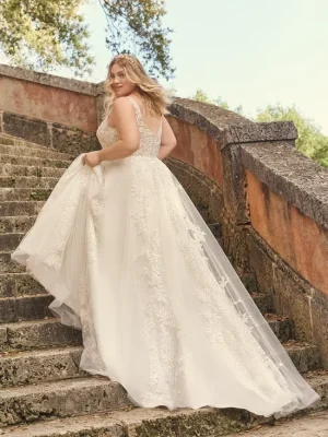 Maggie Sottero Tiffany A line Custom wedding dresses near me