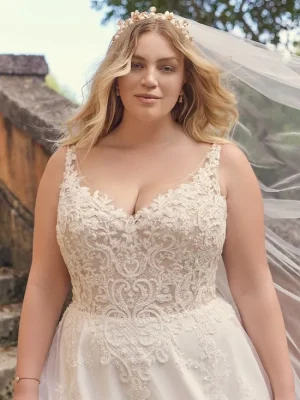 Maggie Sottero Tiffany A line Made to order wedding gowns