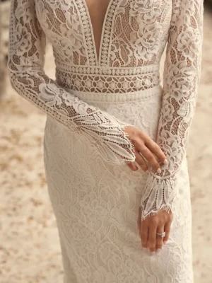 Maggie Sottero drita Fit and Flare Custom wedding dresses San Diego