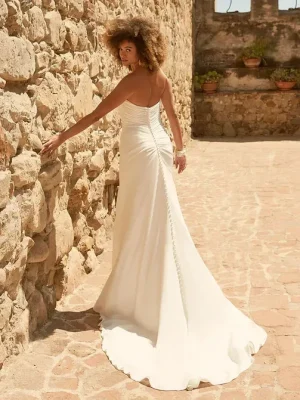 Maggie sottero monaco fit and flare Bespoke wedding dresses worldwide
