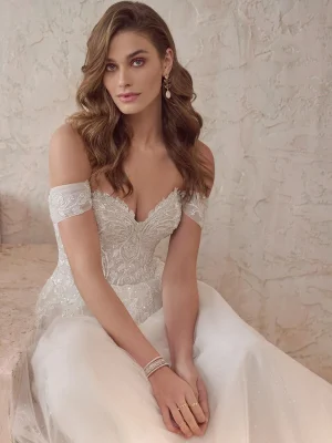 Maggie Sottero Artemis A Line Wedding Dress 22MS921A01 Alt3 IV