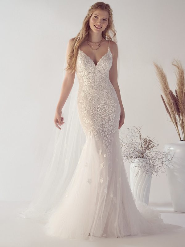 Rebecca Ingram Amanda Fit and Flare Wedding Dress 2