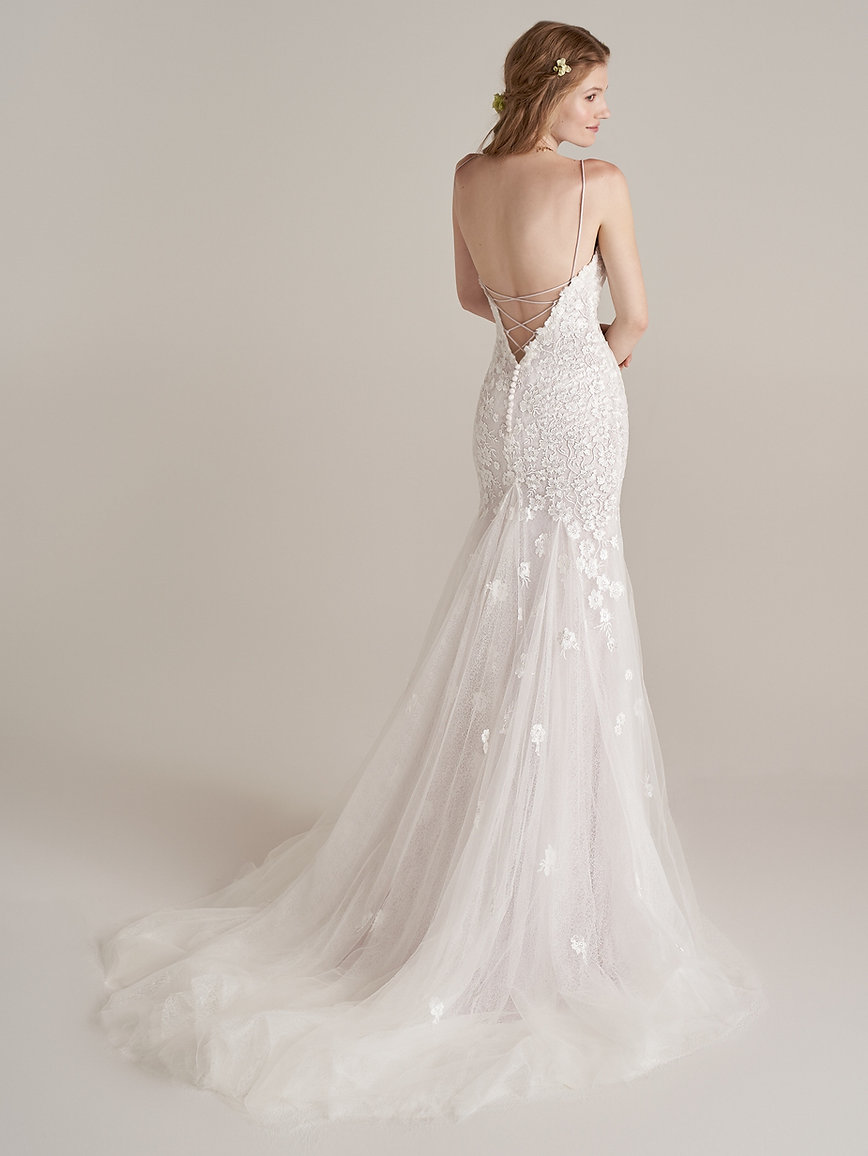 Rebecca Ingram Amanda Fit and Flare Wedding Dress 3