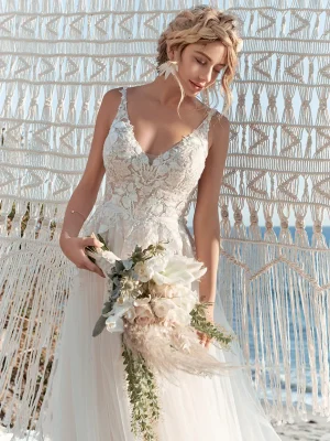 Rebecca Ingram Minerva A Line Wedding Dress 1 Beach wedding dresses San Diego