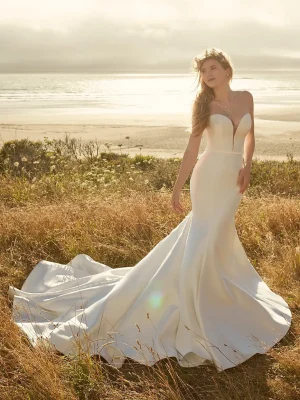 Rebecca Ingram Pippa mermaid Ethereal wedding dresses for outdoor weddings