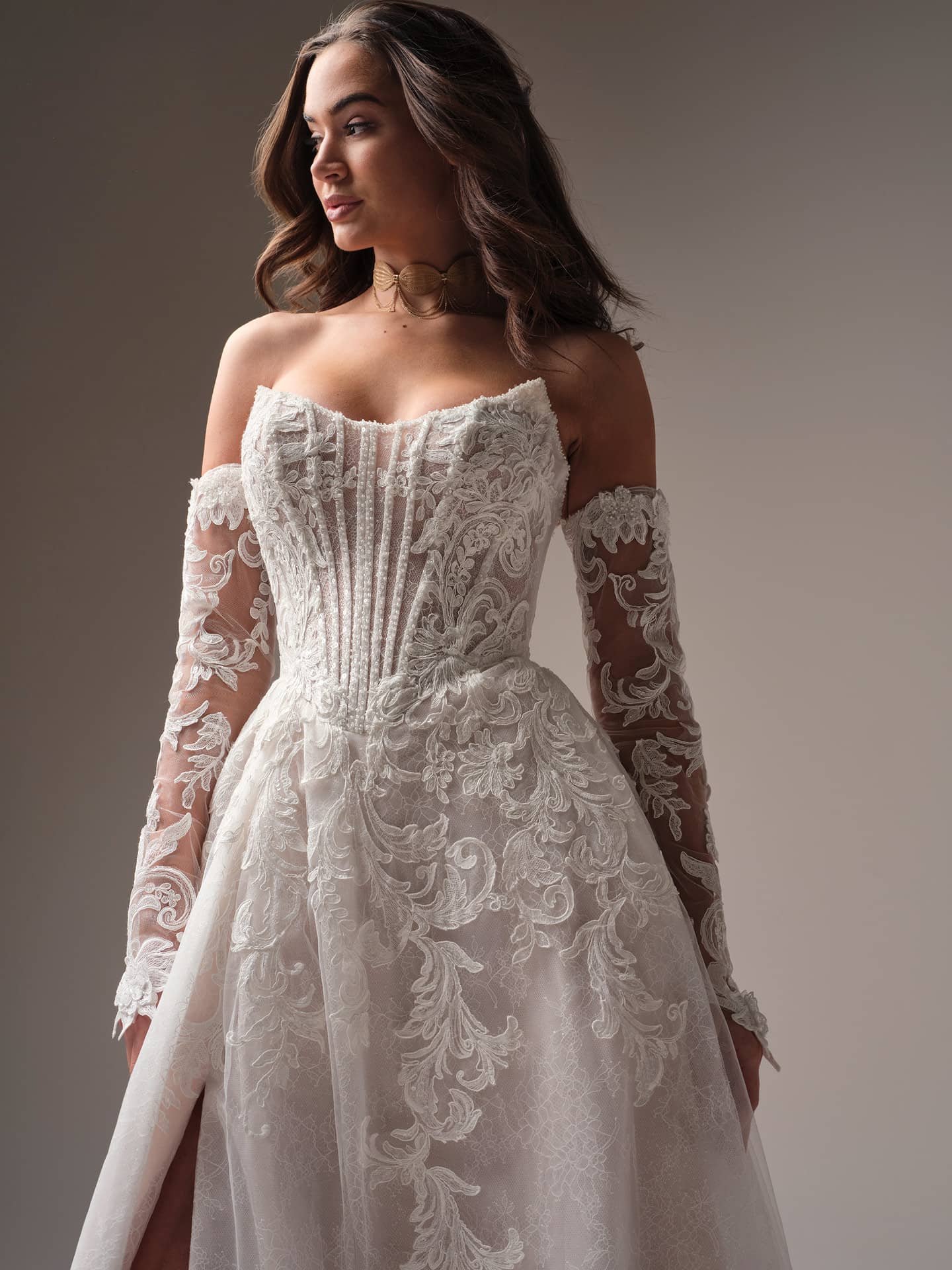 Sottero and Midgley Parker A line Wedding Dress 01