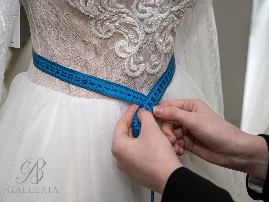 wedding dress fitting