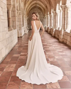 maggie sottero josephine A line Beach wedding dresses San Diego