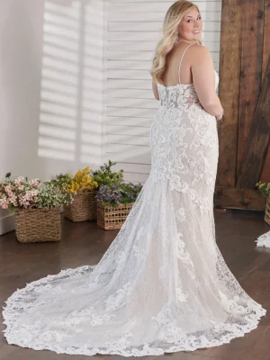 maggie sottero tuscany lynette A line Plus size wedding dresses San Diego