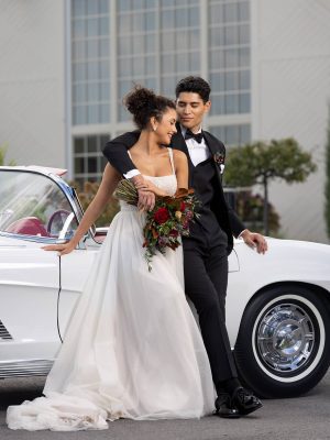 Black Force Performance Stretch Tuxedo by Michael Kors Style 981 01