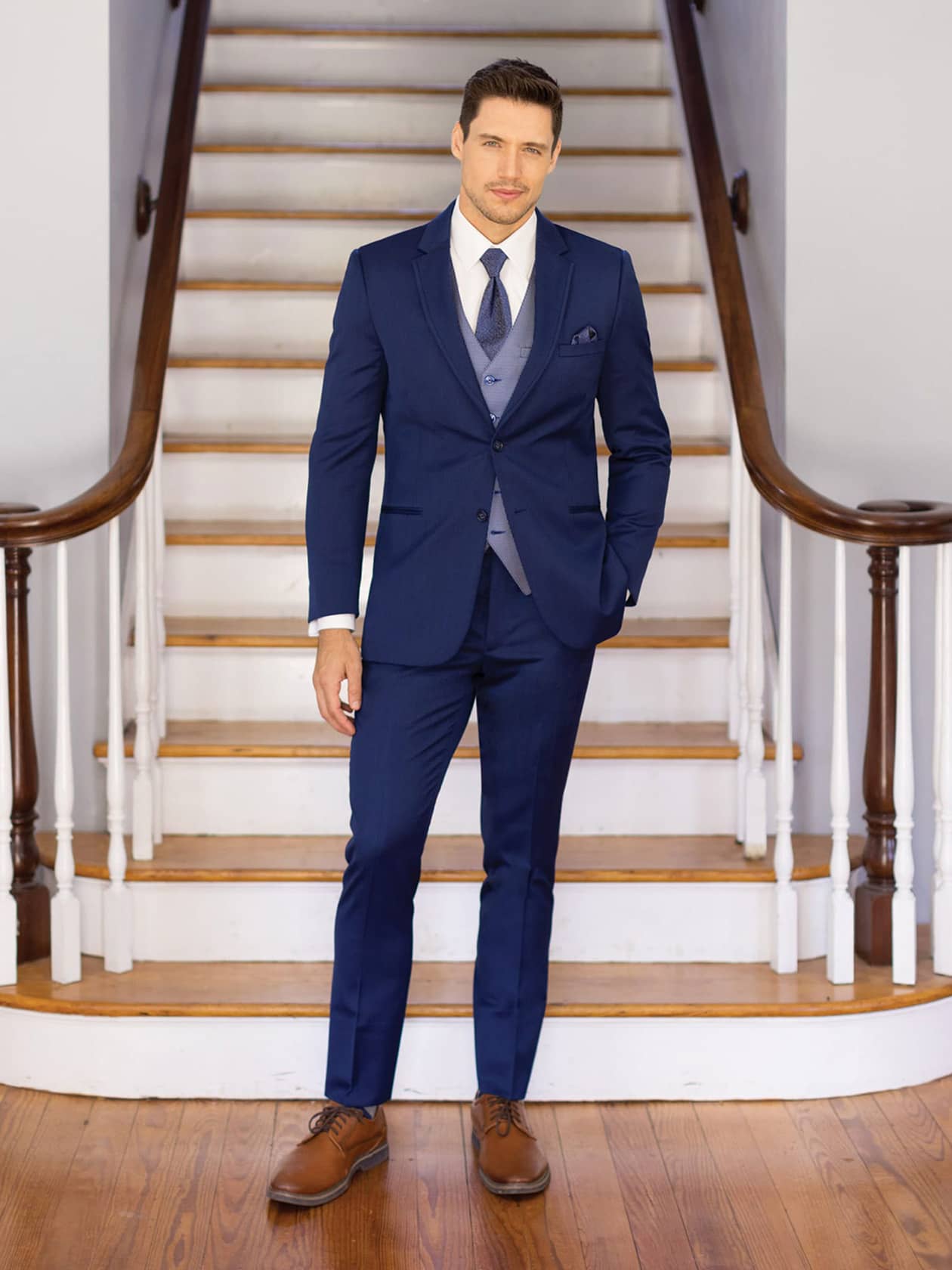 Blue Performance Wedding Suit Style 302 06
