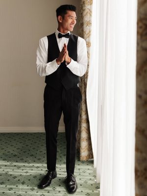 Slim Fit Black Berkeley Tuxedo by Michael Kors Style 991 02