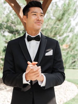 Slim Fit Black Berkeley Tuxedo by Michael Kors Style 991 04