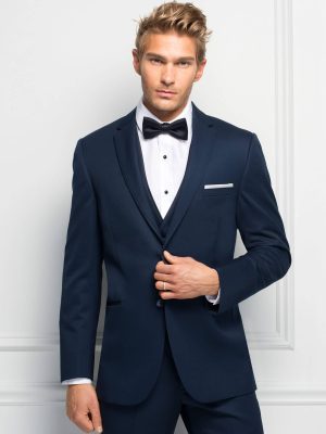 Slim Fit Navy Sterling Wedding Suit Style 371 02