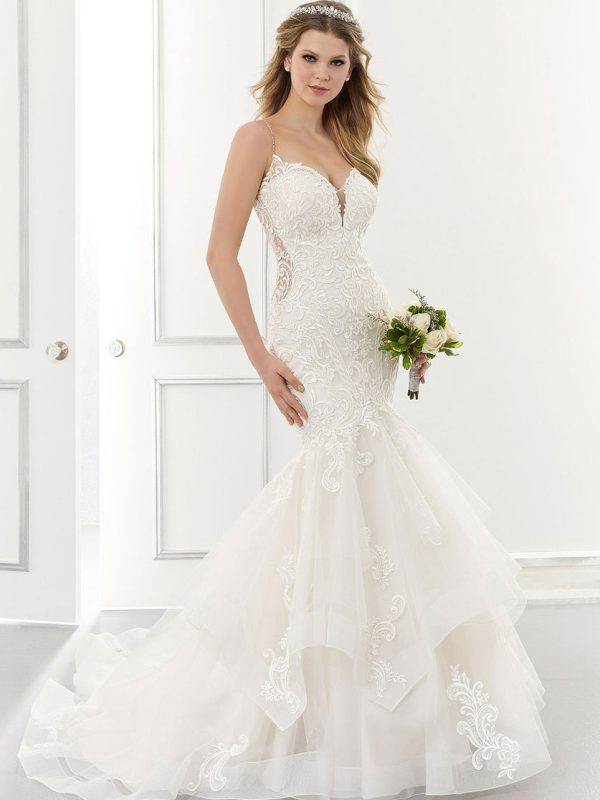 Alexis Mermaid Wedding Dress by Morilee 01