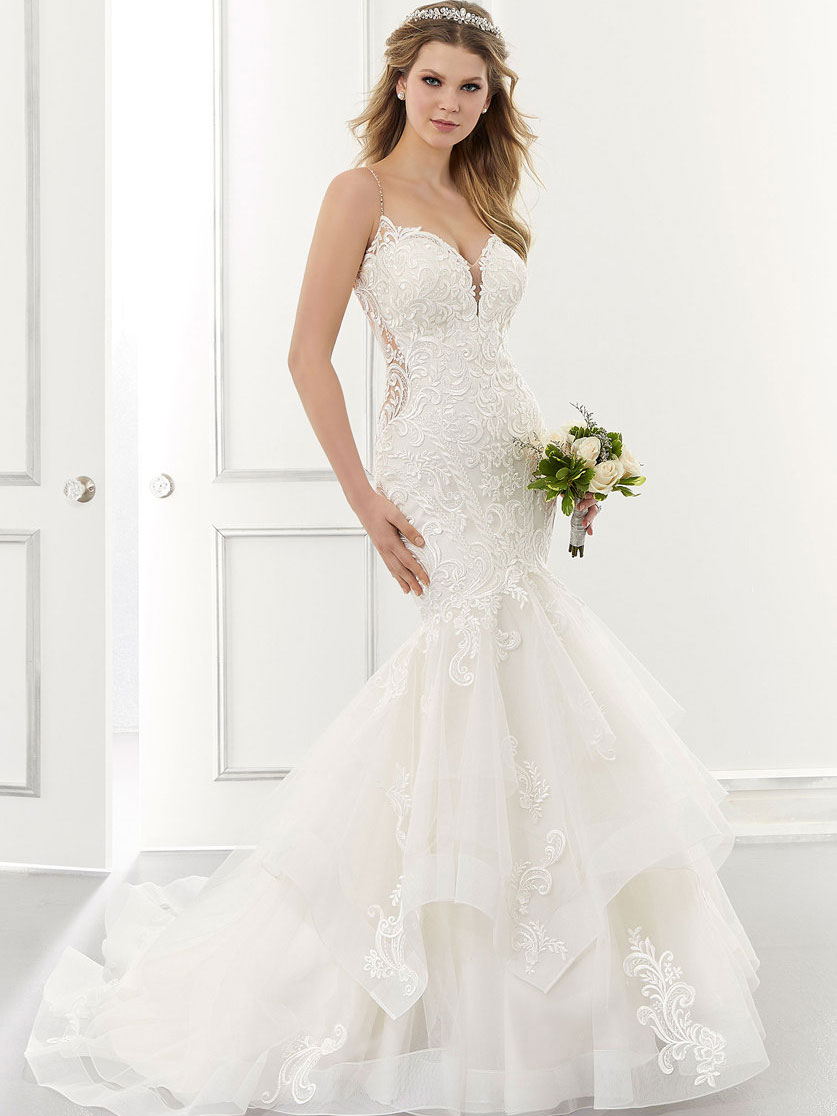 Alexis Mermaid Wedding Dress by Morilee 01