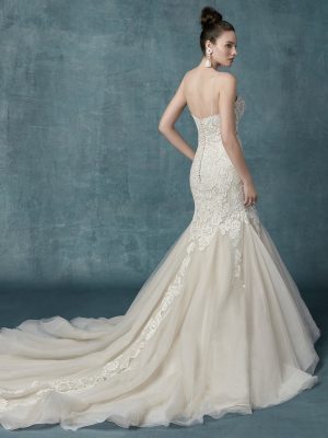 Alistaire Fit and Flare Wedding Dress by Maggie Sottero 02
