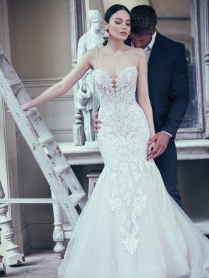Alistaire Fit and Flare Wedding Dress by Maggie Sottero 05