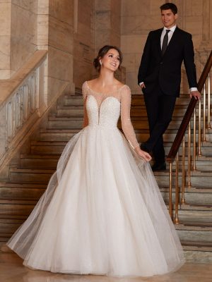 Angelina Ball Gown Wedding Dress by Madeline Gardner 04