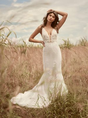 Angie Sheath Wedding Dress by Rebecca Ingram 01