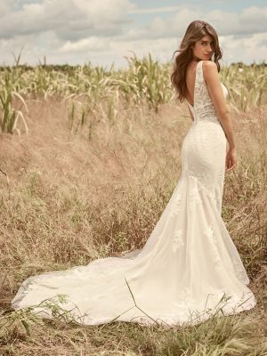 Angie Sheath Wedding Dress by Rebecca Ingram 02
