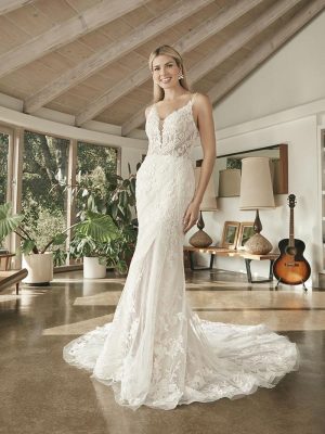 Araya Fit and Flare Wedding Dress by Beloved 01