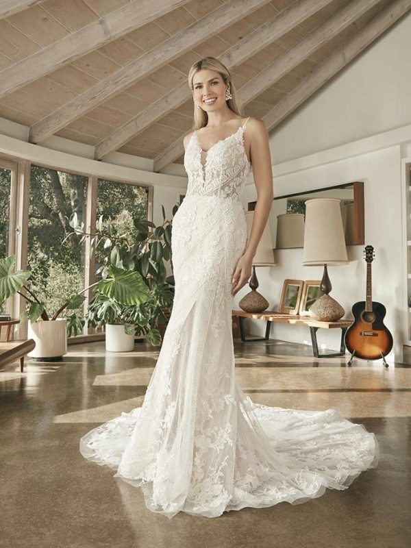 Araya Fit and Flare Wedding Dress by Beloved 01