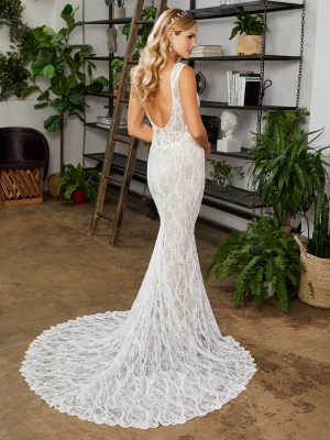 Arden Sheath Wedding Dress by Beloved 02