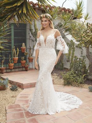 Bea Fit and Flare Wedding Dress by Beloved 01