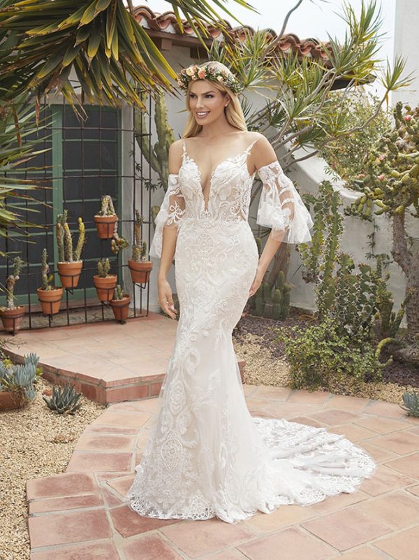Bea Fit and Flare Wedding Dress by Beloved 01