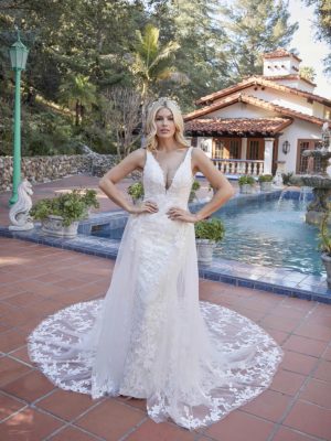 Blakelyn Fit and Flare Wedding Dress by Beloved 02
