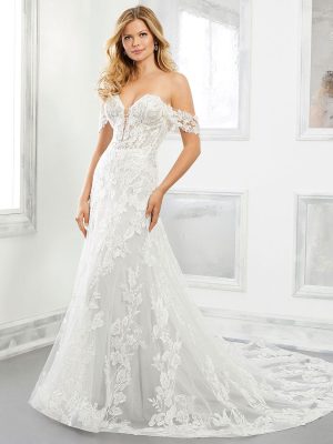 Blossom A line Wedding Dress by Morilee 01