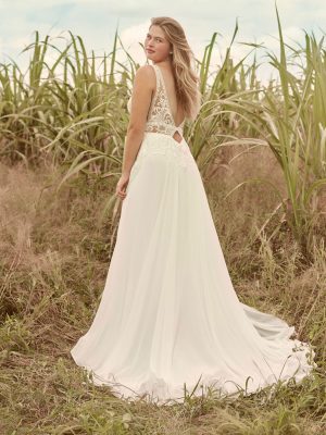Breanne A Line Wedding Dress by Rebecca Ingram 02