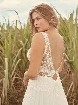 Breanne A Line Wedding Dress by Rebecca Ingram 04