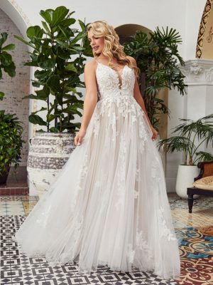 Callie A Line Wedding Dress by Beloved 03