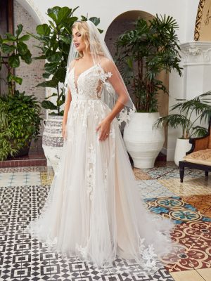 Callie A Line Wedding Dress by Beloved 05