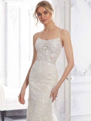 Cara Fit and Flare Wedding Dress by Morilee 03