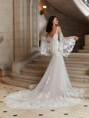 Cassiopeia Mermaid Wedding Dress by Madeline Gardner 02