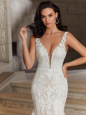 Cassiopeia Mermaid Wedding Dress by Madeline Gardner 04