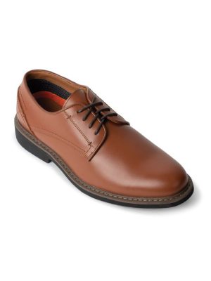 Chestnut Oxford Plain Toe Shoe Style COP BTG