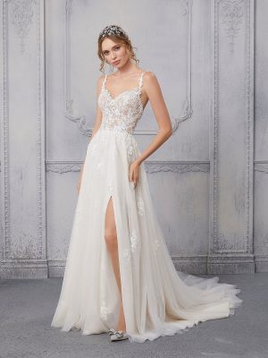 Cipriana A Line Wedding Dress by Morilee 01