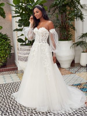 Dayna A Line Wedding Dress by Beloved 01
